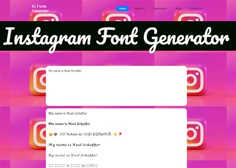 Instagram Fonts List of the best IG Font Generators to Use