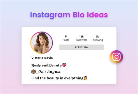 Instagram biography tips