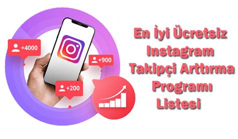 Instagram da takipçi arttırma programı