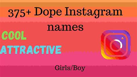 Instagram dope names. A funny Instagram caption adds a lot to a photo, (hint, hint, a good one can even help to increase Instagram engagement) and a funny location is just the cherry on top. But unfortunately, finding ... 