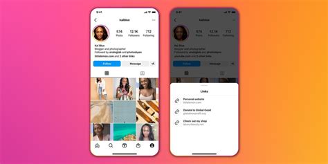 Instagram link. .  ...