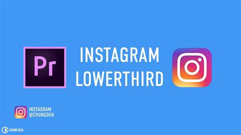 Instagram lower third premiere pro.  di App Store.  It was easy to design vi...