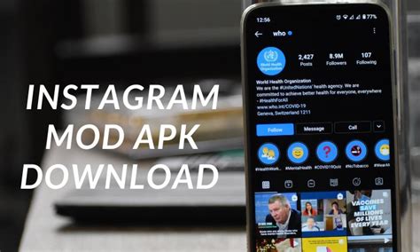 Instagram mod s Android