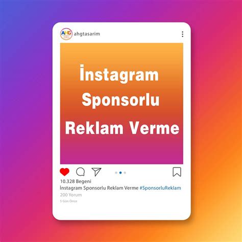 Instagram sponsorlu reklam verme ücretsiz