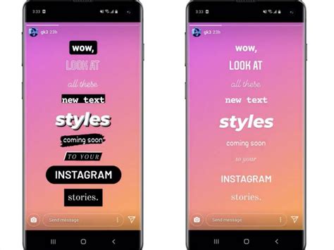 Instagram story fonts. Aug 31, 2020 · This is a neat little trick to personalize your fonts in Instagram bio and captions as well. 5. Use animated fonts on Stories. Now that you know how to use different fonts for your Instagram Stories, you can animate them too. You can animate your fonts on #Instagram Stories, says @OlgaRabo via @CMIContent. #SocialMedia Click To Tweet. Here’s how: 