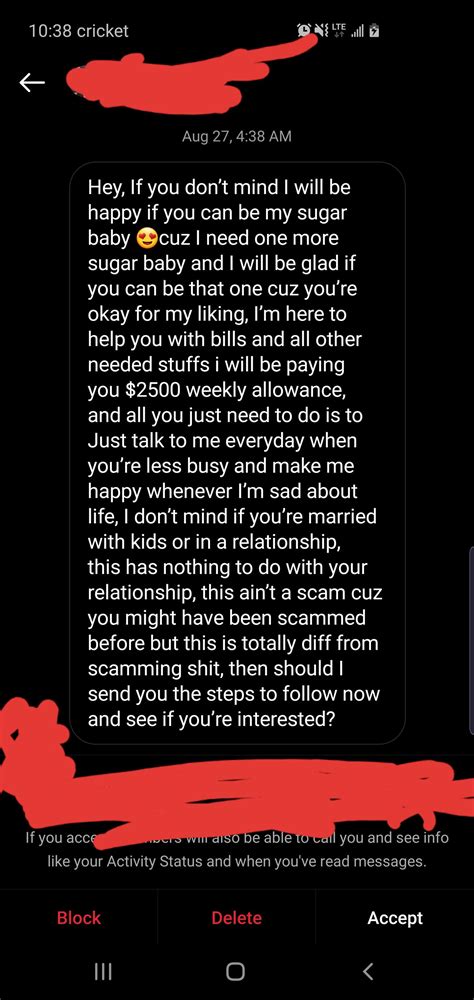 Instagram sugar momma scam. 9.7. SugarDaddyForMe. 9.6. Sugar dating can be fun and exciting but it comes with its downsides as well. Many sugar babies can be victims to scams led by deception where they are exploited extensively. Hence, it’s important to know all about the different sugar daddy scams and how you can effectively avoid them. 