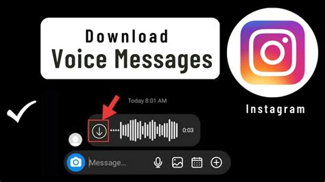 Instagram voice message download android.  Learn how to save these audio messages direct...