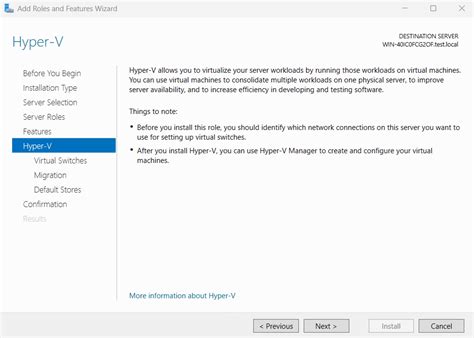 Install Hyper-V in Windows and Windows Server Microsoft Learn. 