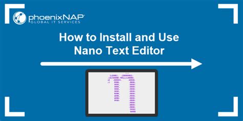 Install Nano Text Editor Ubuntu
