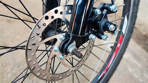 Install Rear Disk Brake in Any cycle - YouTube