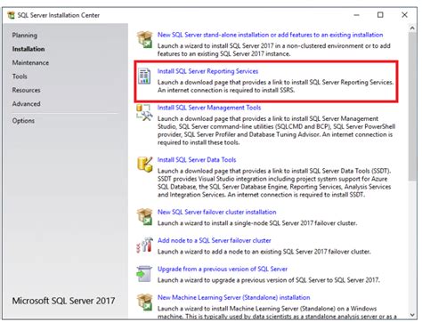 Install and Configure SQL Server Reporting Services (SSRS)