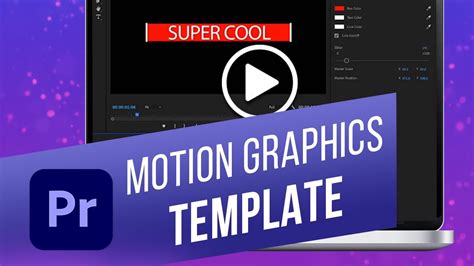 Install and use Motion Graphics templates in Premiere Pro