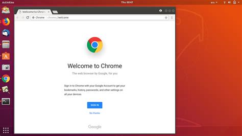 Install chrome from ubuntu. Oct 1, 2015 ... 8 Answers 8 · 1. Download Google's signing key and add it to keyring to verify integrity of package wget -q -O - https://dl-ssl.google.com/linux ... 