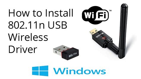 Install driver usb wireless 802