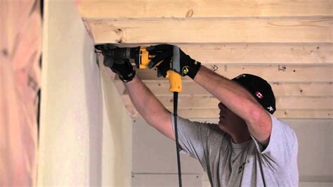 Install drywall. STEP 4: Cover the mudded joint with a piece of tape. Cut and fit a piece of paper tape over the joint while the mud is still wet for a process called “bedding.”. Use the 6-inch taping knife to ... 