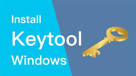 Install keytool windows.  Mar 30, 2011 · keytool -exportcert -alias androi...