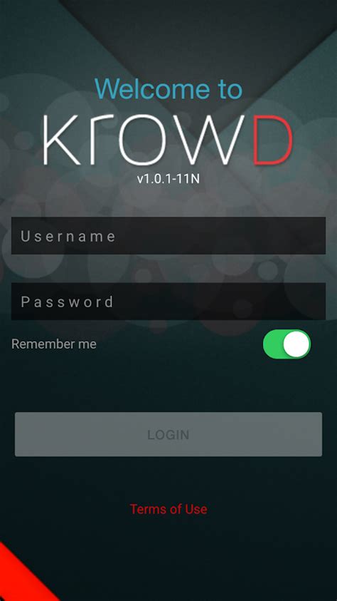 Install krowd app. Join Krowd and download the app today to take advantage of the great features the KrowD app offers. Note: To log into the KrowD App a user must have activated their KrowD account in advance ... 