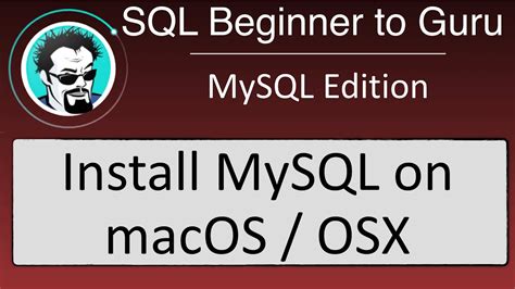Install mysql on mac. For instructions on installing MySQL using the compressed file, see Section 2.3.4, “Installing MySQL on Microsoft Windows Using a noinstall ZIP Archive”. The source distribution format contains all the code and support files for building the executables using the Visual Studio compiler system. 