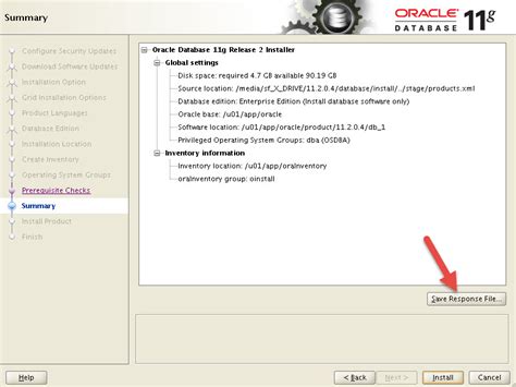 Install oracle with response file.  # To make this code sample work in your Oracle Cloud tenancy,...
