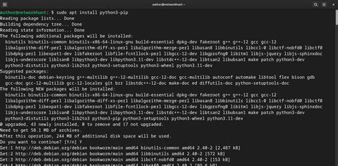 Install pip debian 13.  Method 1: Installing Pip Using the APT Package Manager The Advance...