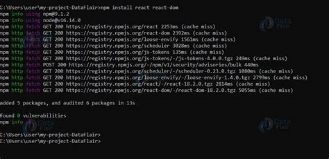 Install react npm. 0.  Feb 5, 2024 · Learn how to install React, a JavaScript library for build...