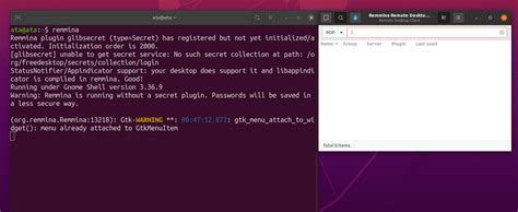 Install remmina ubuntu.  Access credentials to the server, including its hos...