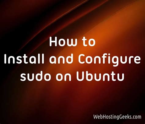 Install sudo ubuntu.  Learn how to install MAAS on Ubuntu with our easy guide.  This quick ...