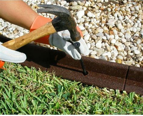 How to install landscape bed black edging. Step 1: Unroll black plastic edging to make installation easier. Even better if you can do this the day before and let…. Step 2: Using your round point shovel starting digging a trench about 6″ deep, keep the dug up soil nearby because you…. Step 3: Firmly place black edging down into trench, be .... 