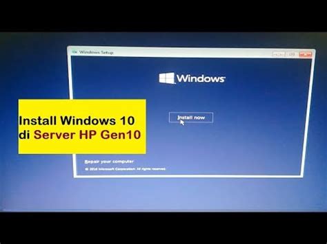 Install windows server on hp proliant.  In this video we will talk about Windows Server opera...