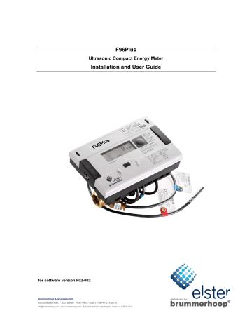 Installation Guide Elster