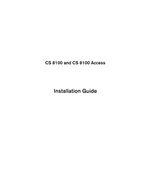 Installation Manual PDF Manualzz