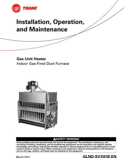 Installation and Maintenance Instructions Gas-fired …