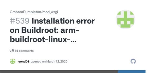 Installation error on Buildroot: arm-buildroot-linux