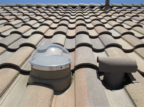 Installing Tubular Skylights on Cement and Clay Tile Roofs