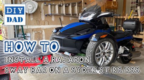 Installing a BajaRon Sway Bar on a 2013 Can Am Spyder …