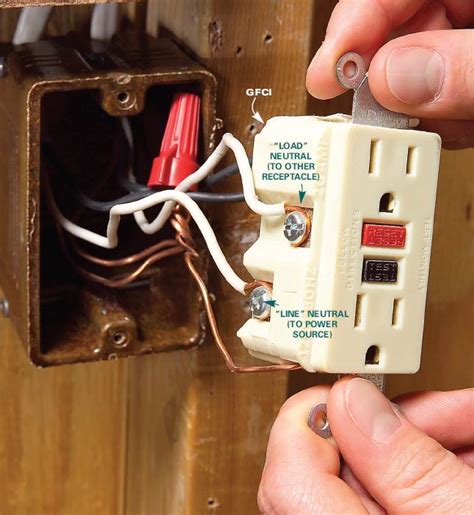 Installing a gfci outlet. Installing a GFCI outlet is a simple DIY task that can provide added safety to your home. Here is a step-by-step guide to help you through the process: 1. Turn off the power: Locate the breaker that controls the circuit you’ll be working on and switch it off. 2. Prepare the outlet: Remove the cover plate and unscrew the old outlet from the ... 