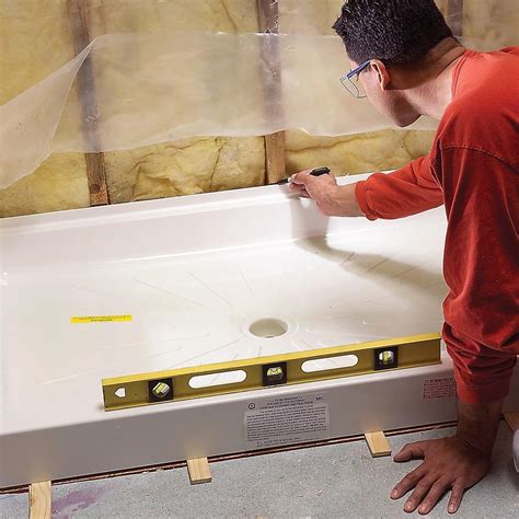 Installing a shower. See how the pros are able to install a brand new shower in as little as one day. From demo to install the pros have you covered. 