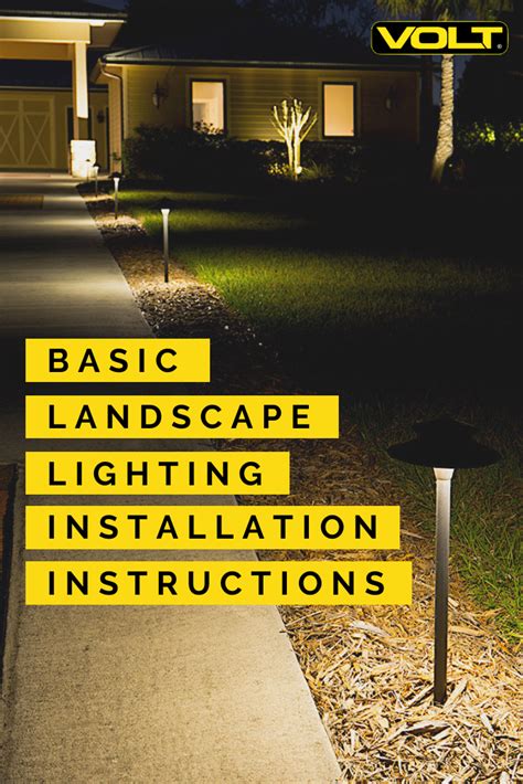 Installing landscape lighting. To install the work box: Trace the outline of the back of the work box directly onto the wall using a pencil or marker. The electrical lines from the light should poke through roughly the middle of the traced outline. Tuck the wires back inside the wall. Try to keep them away from the wall opening as much as possible. 