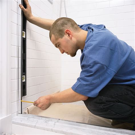 Installing shower doors. 21 Dec 2018 ... Actually it is quite tricky. if you pick up a shower door kit from a store to install, it should come with a template and instructions. 
