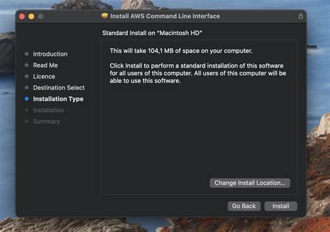 Installing the AWS CLI in MacOS Monterey and Big Sur