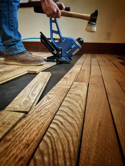 Installing wood floors. May 12, 2018 · More Info on Installing Hardwood floors: https://www.mrfixitdiy.com/install-hardwood-floors/SUBSCRIBE: http://bit.ly/1HmTBBxIn this DIY project tutorial I sh... 