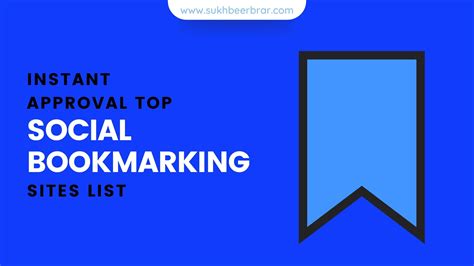 Instant Approval Top Social Bookmarking Sites List & Guide 2024