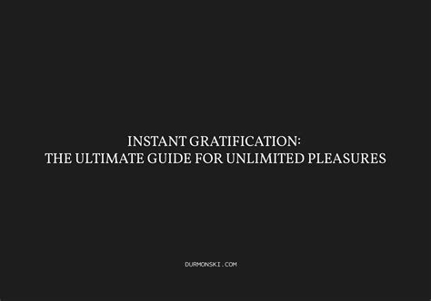 Instant Pleasure