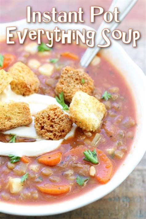 Instant Pot Everything Soup - 365 Days of Slow Cooking and …