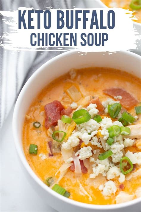 Instant Pot Keto Buffalo Chicken Soup Recipe - Kasey Trenum