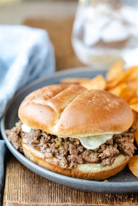 Instant Pot Philly Cheesesteak Sloppy Joe