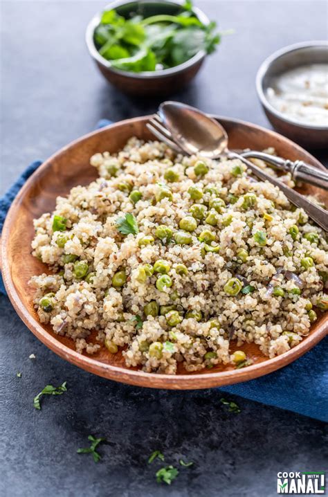 Instant Pot Quinoa Matar Pulao - Cook With Manali