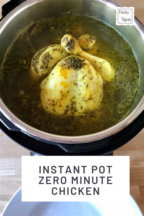 Instant Pot Zero Minute Chicken - Feisty Tapas