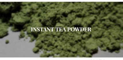 Instant Tea Powder - Joyingredients