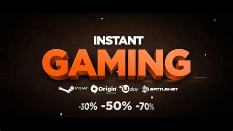 Instant Gaming is an app that lets you buy games at amazing prices with up to 70% off. You can access over 6000+ games for Steam, Origin, Battle.net, Ubisoft Connect and more with instant delivery and human …. 